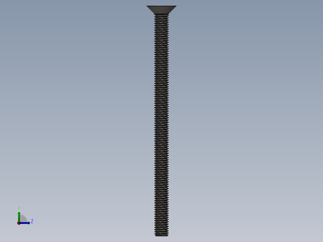 Screw_ISO_10642_M8x130_A2.SLDPRT左视图