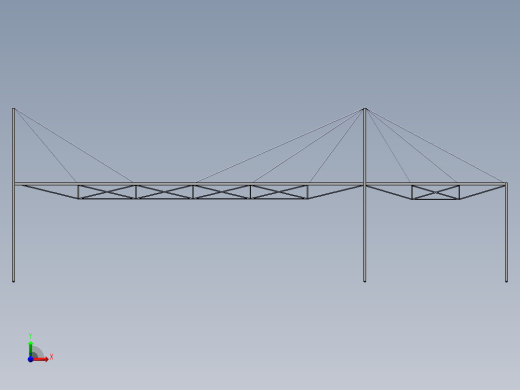 木质桥梁前视缩略图