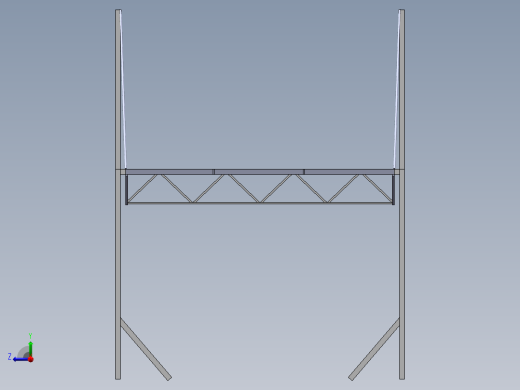 木质桥梁右视缩略图
