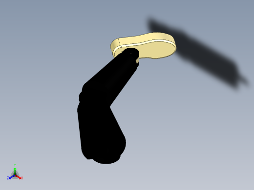 双足机器人的足部正等轴测缩略图