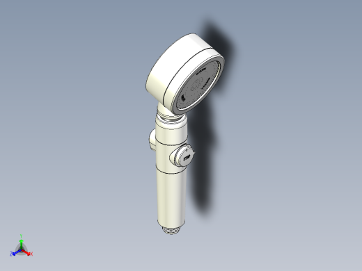 手持三挡增压可调流量360度旋转花洒（带过滤器）