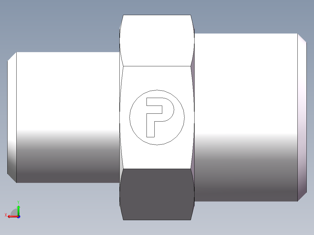 直通变径-GR、1D-14-18后视图