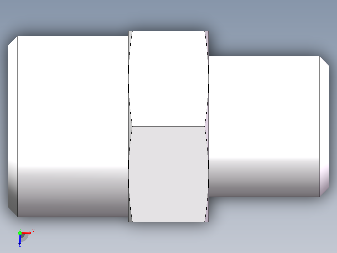 直通变径-GR、1D-14-18俯视图