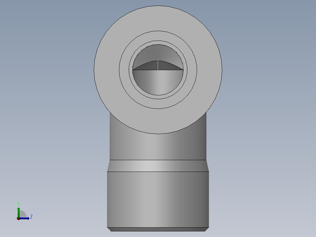 法兰接头、1DFL9-24-08左视图