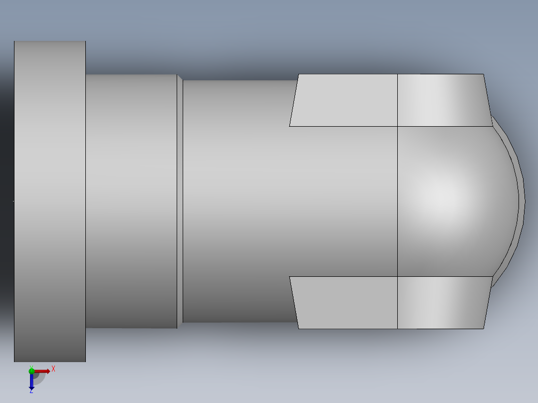法兰接头、1DFL9-24-08俯视图