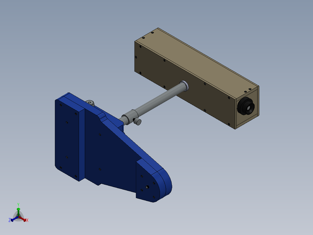 望远镜(14)正等轴测图