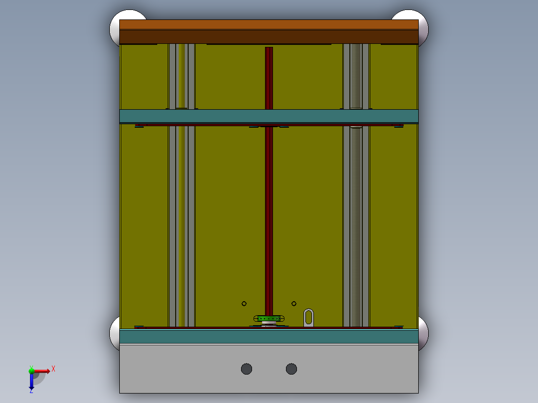 货架、固定接驳台俯视图