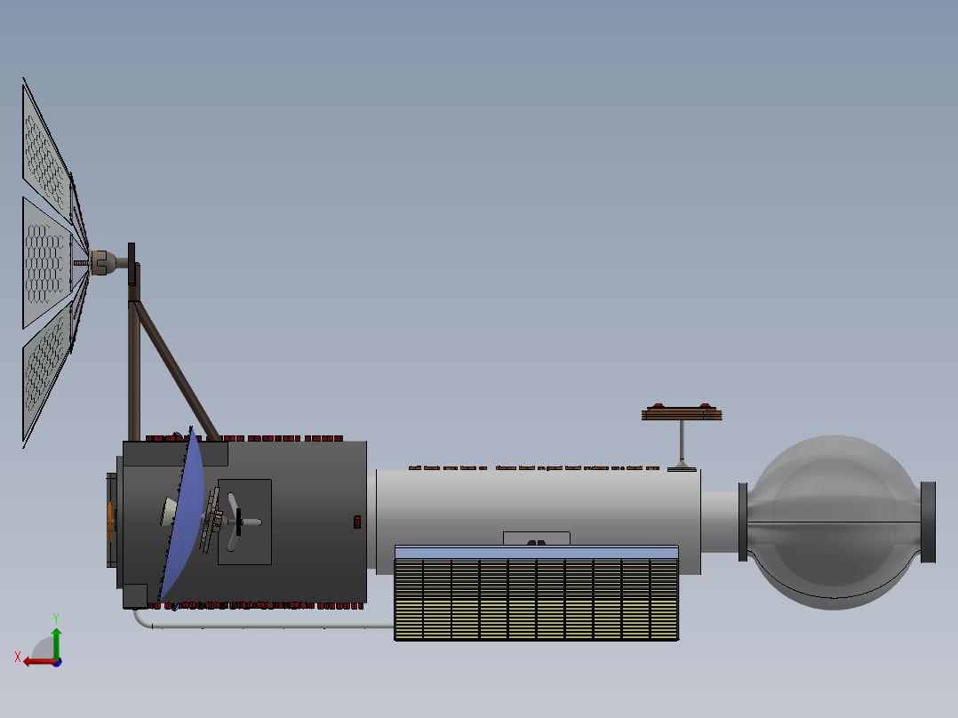 卫星、空间站(35)后视图