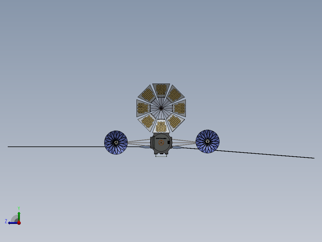 卫星、空间站(35)右视图