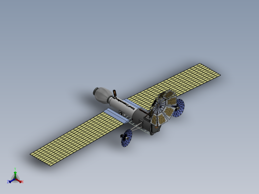 卫星、空间站(35)正等轴测缩略图