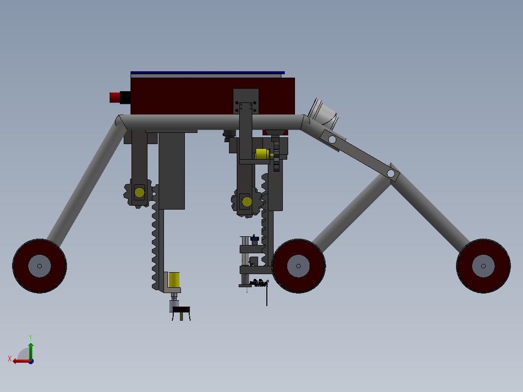 A3003987-农业车辆喷药机后视图