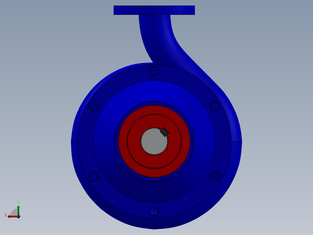 A0003273-离心泵3D后视图