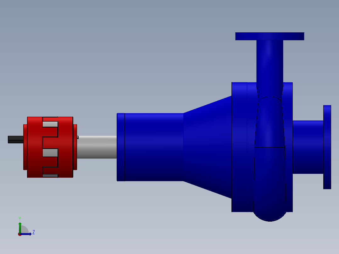 A0003273-离心泵3D左视图