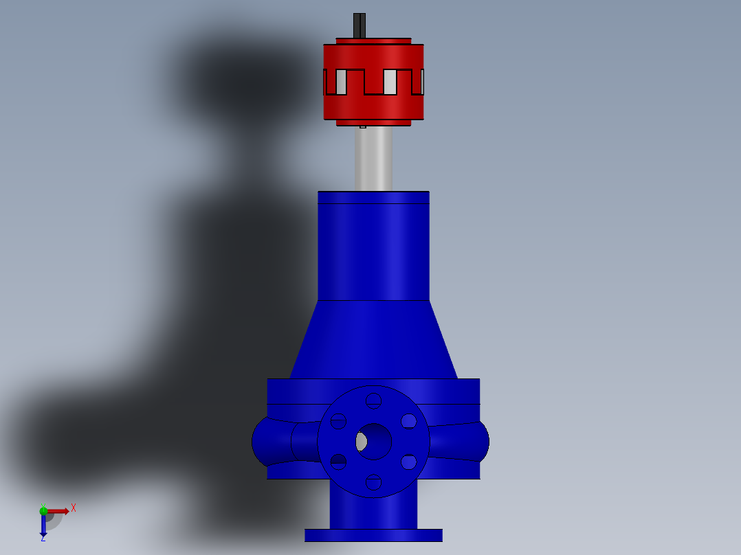 A0003273-离心泵3D俯视图