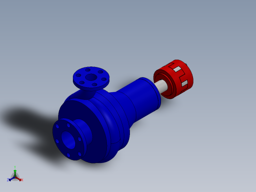 A0003273-离心泵3D正等轴测缩略图