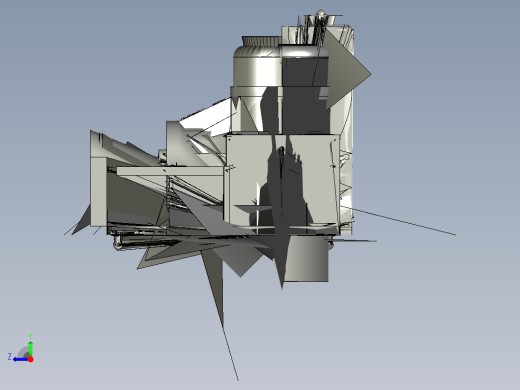 土豆去皮切丝一体机   stp右视缩略图