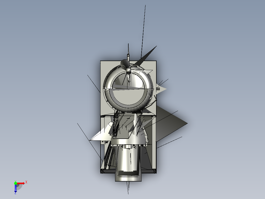 土豆去皮切丝一体机   stp俯视图