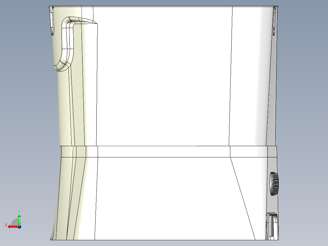 空间服务器冰到冰箱黄铜温度后视图