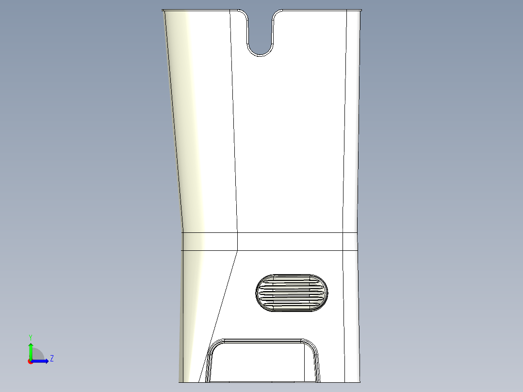 空间服务器冰到冰箱黄铜温度左视图