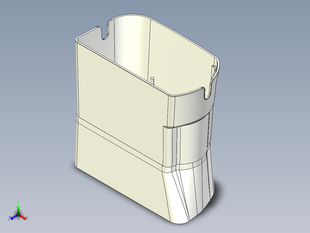 空间服务器冰到冰箱黄铜温度正等轴测图