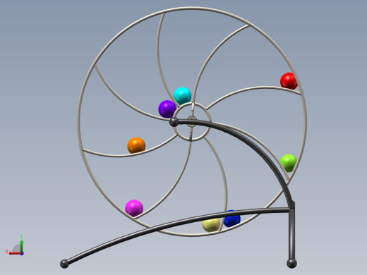 台式钢球玩具后视缩略图