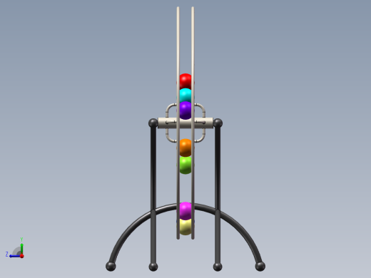 台式钢球玩具右视缩略图