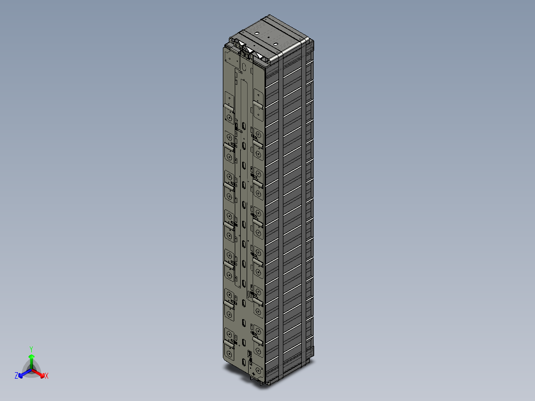 1P16S-280Ah-B-A-B-3正等轴测图