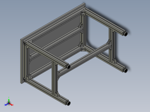 注塑车间塑胶件自动攻牙生产线设计-50型材标准桌子-0