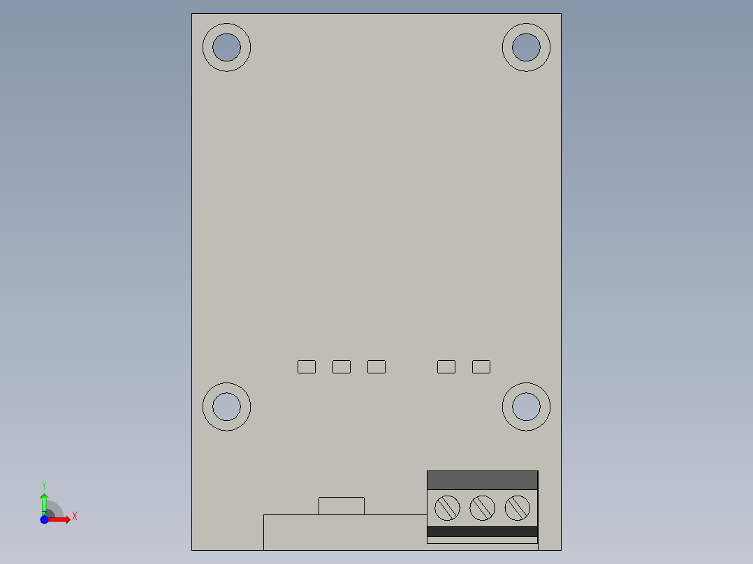 电控柜-111H000851松下通讯接插件AFPX-COM5前视图