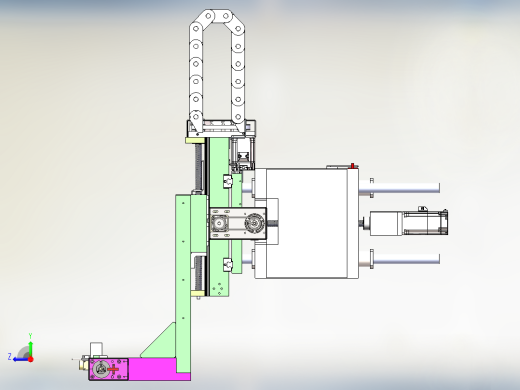 绕线机剪线组件右视缩略图