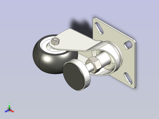 LE-FHL复合脚轮LE-FHL-2寸