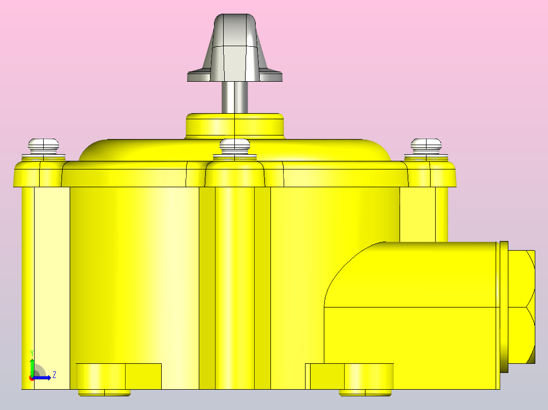 HZ10-10PM_2组合开关三维模型202012左视图