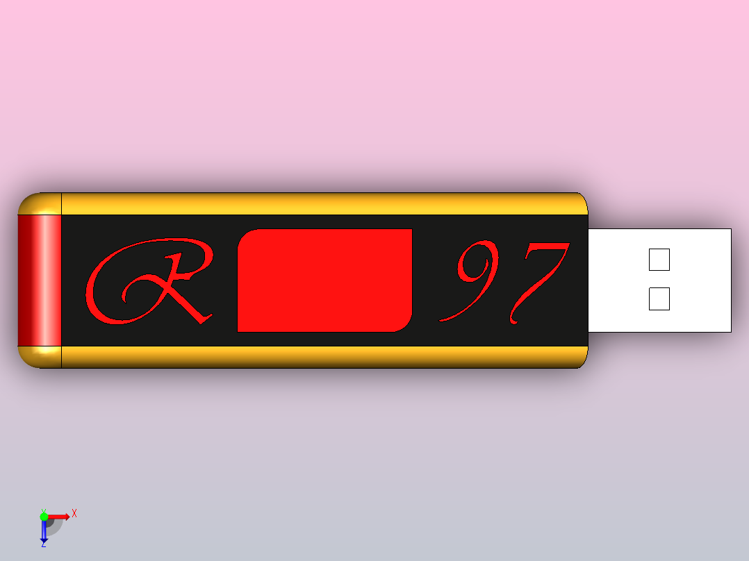 U盘-1号-13俯视图