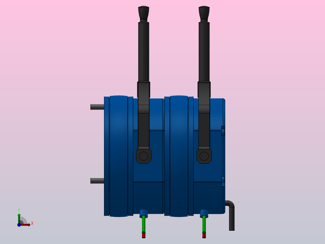 MD-D型电磁圆盘式制动器_MD6-D-11-RL-DC24V前视图