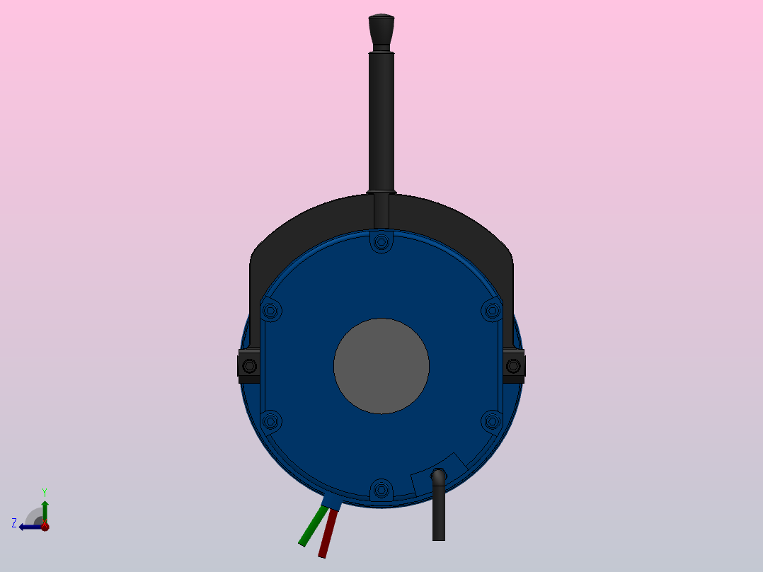MD-D型电磁圆盘式制动器_MD6-D-11-RL-DC24V右视图