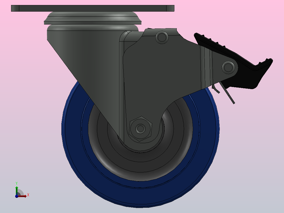 TCH-511-6484854脚轮前视图