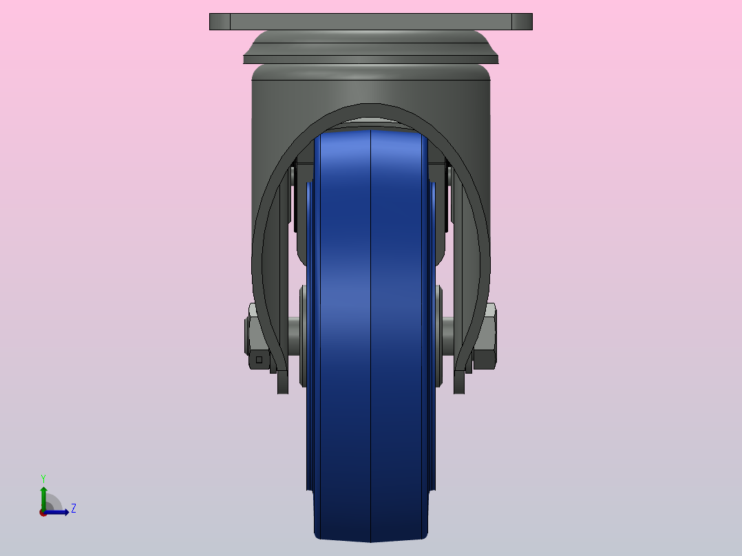 TCH-511-6484854脚轮左视图