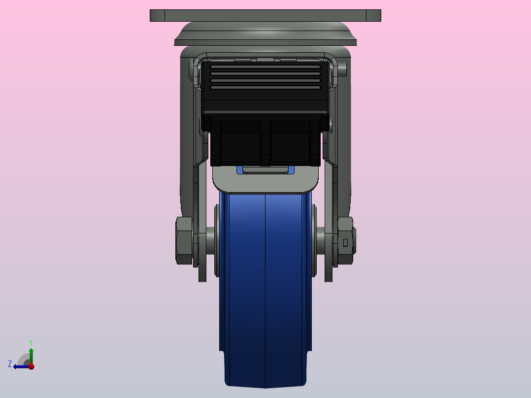 TCH-511-6484854脚轮右视图