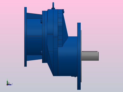 RXF107ZP斜齿轮减速机RXF107-2.24-M1-P200-Φ450左视缩略图