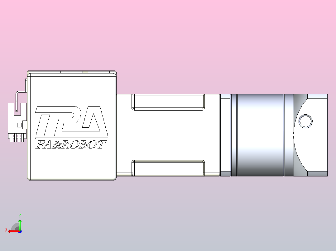 带式直线轴半闭式TPA-ONB-60-140-L2450-DL-J60-N3后视图