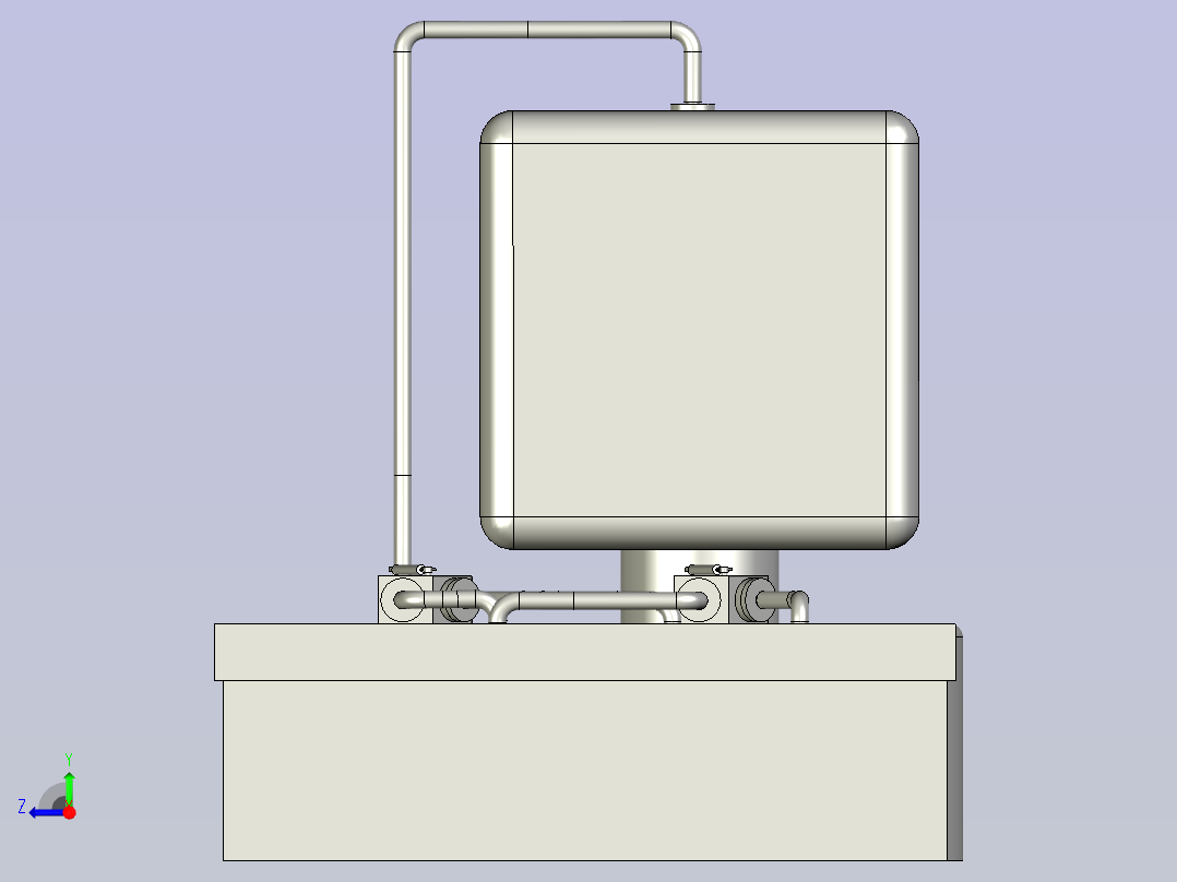 一种冷暖水交替刺激锻炼敏感度器具右视图