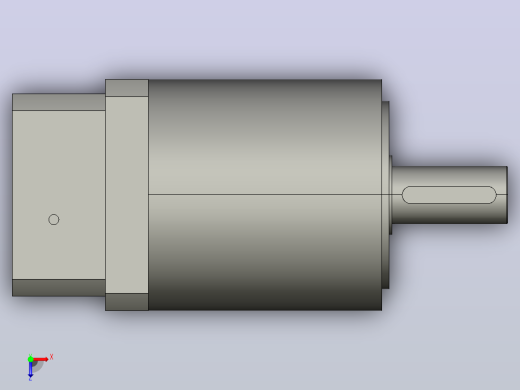 间隙减速器gearbox_gbx160005k_gbk_160_100_4_f俯视缩略图