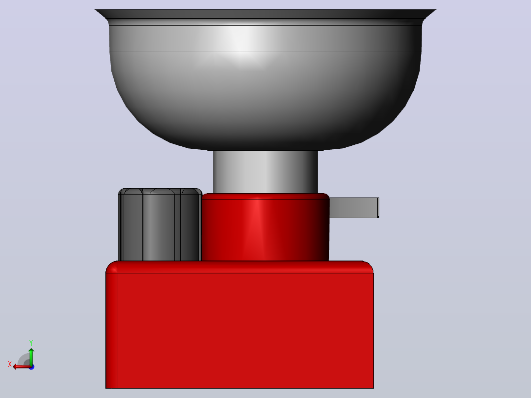 奶油分离器cream-separator-50-lite-1832-模型格式为 sw后视图
