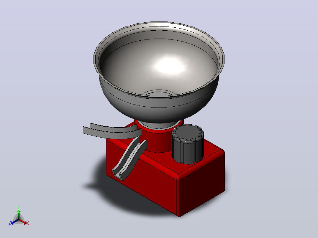 奶油分离器cream-separator-50-lite-1832-模型格式为 sw正等轴测图