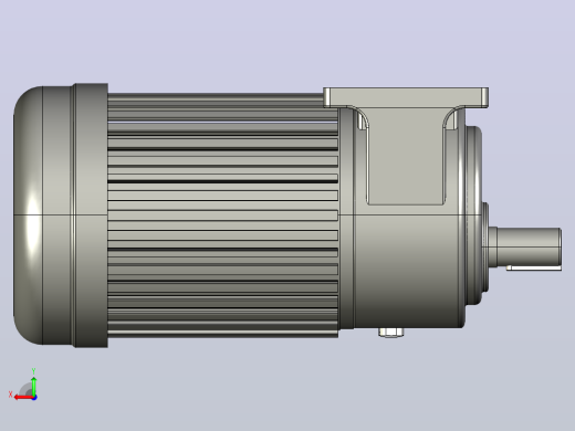 1.5KW-CH型卧式三相铝毂（刹车）马达减速机_CH28-1500后视缩略图