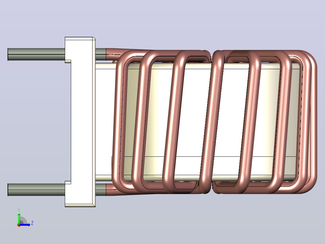 环形铁氧体“14.0x8.0x9.0”1个线圈左视图