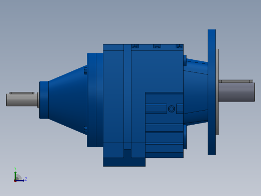 RFS37法兰轴伸式斜齿轮减速机RFS37-3.37-M1-Φ160左视缩略图