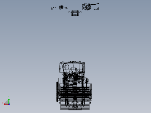 Mini Snow Bike雪地摩托车3D图纸 STP格式后视缩略图