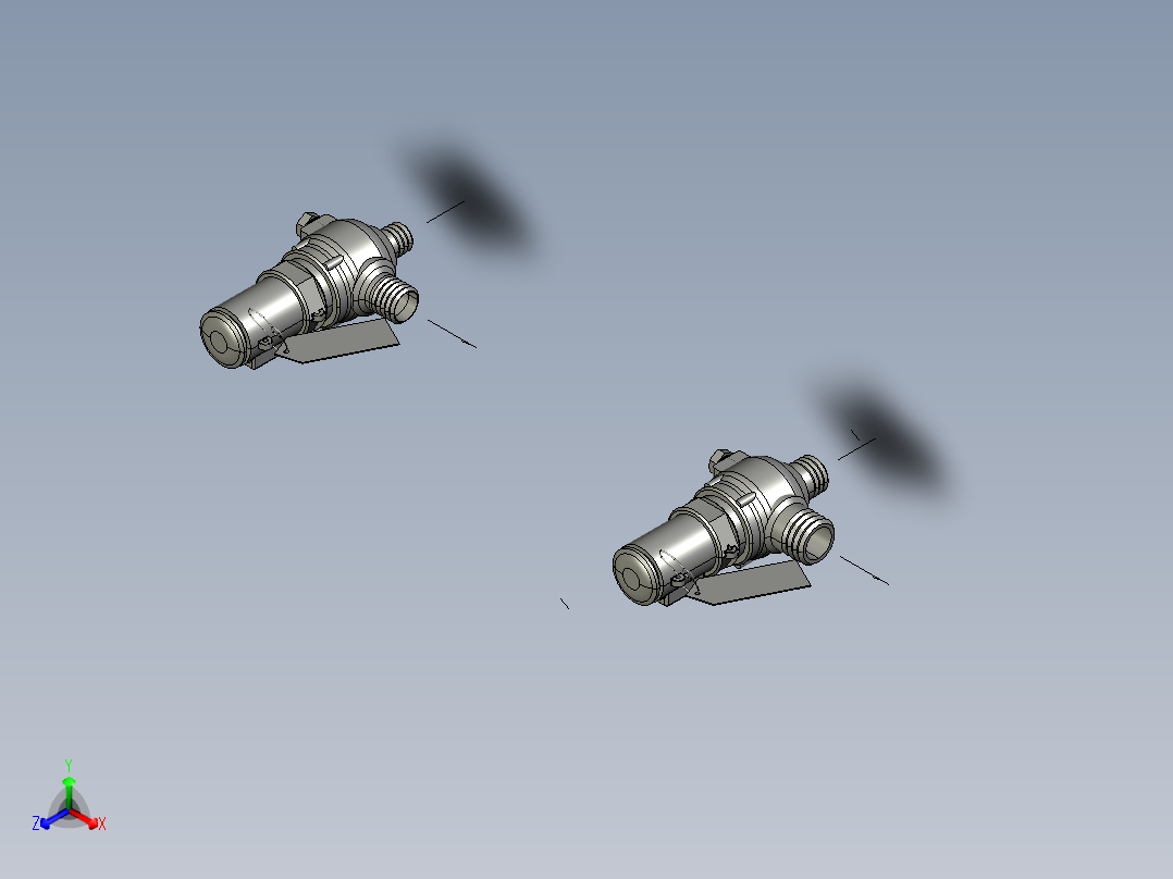 墨盒泄压阀3D模型