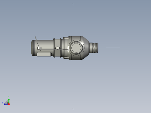 墨盒泄压阀3D模型右视缩略图